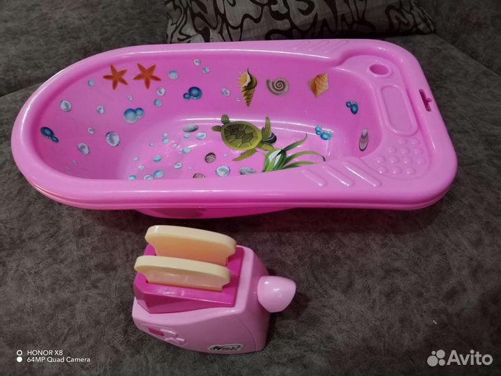 Ванночка и тостер игрушки