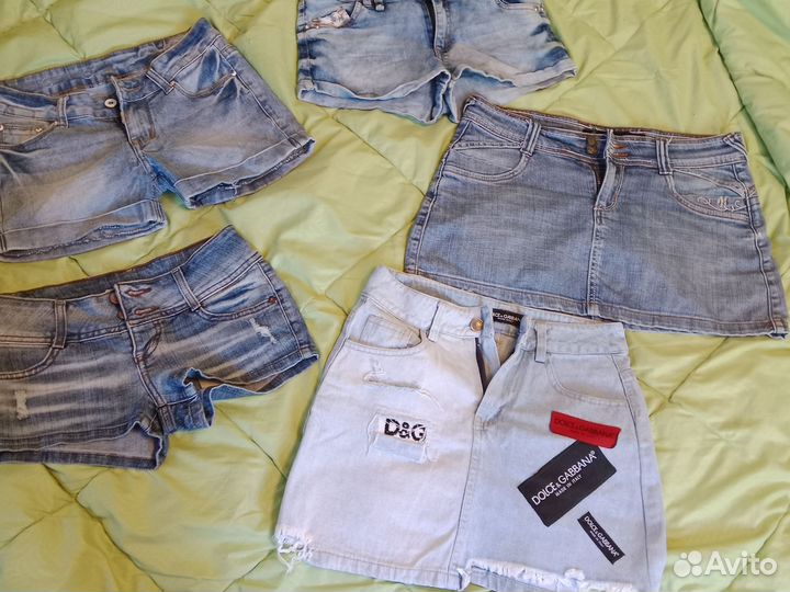 Шорты джинсовые