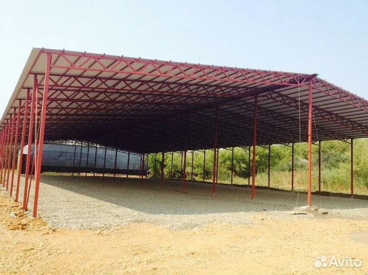 Промышленый навес под ключ