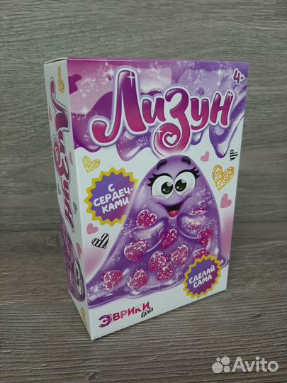 Опыты для детей «Лизун с сердечками»