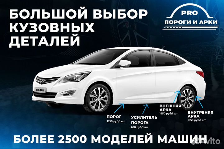 Ремонтные пороги Hyundai Tucson