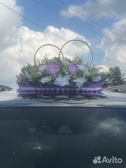 Свадебные украшения на машину аренда