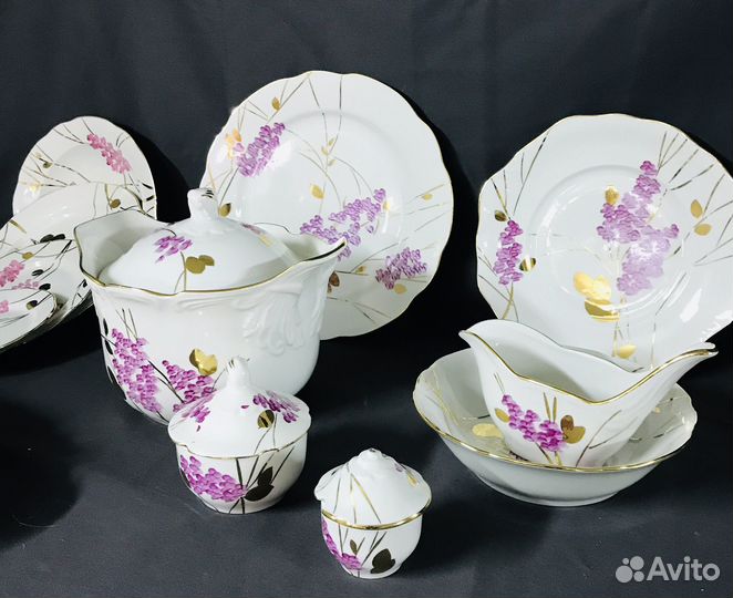 Сервиз столовый Розовая сирень