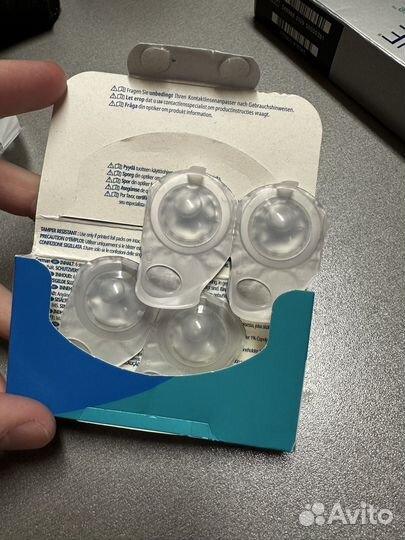 Линзы контактные