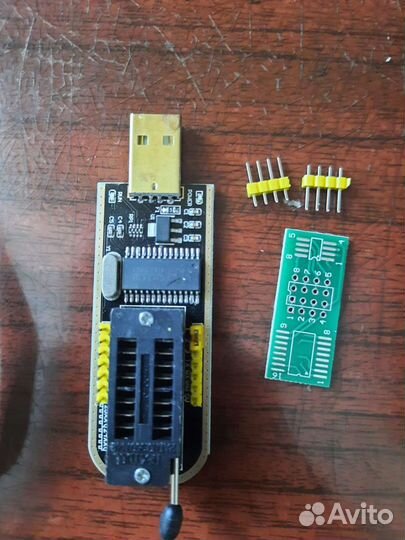 Программатор ch341a+ прищепка