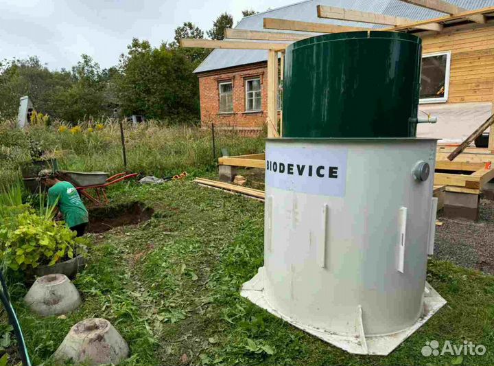 Септик установка и монтаж за 1 день под ключ Биодевайс