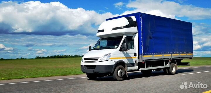 Водитель со своим грузовым авто