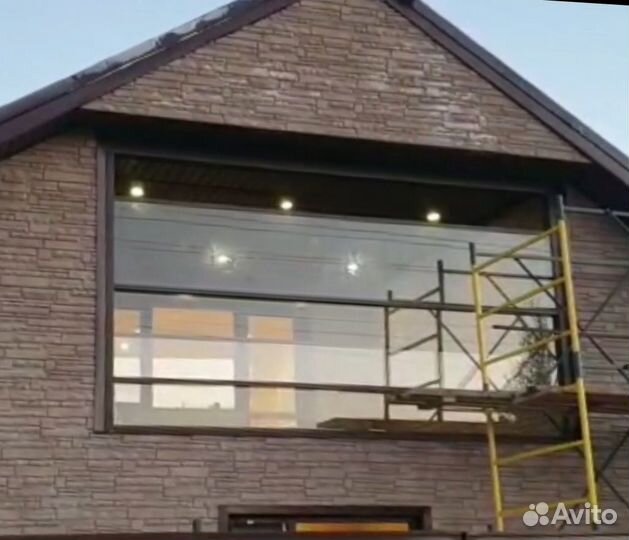 Портальное остекление беседок