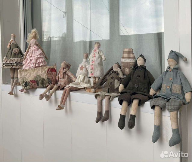 Интерьерные куклы ручная работа куколка для дома