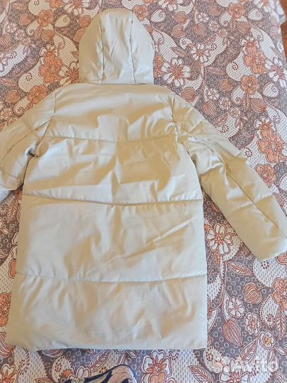 Женское пальто из искусственной кожи