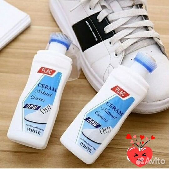 Шутка очиститель для белой обуви