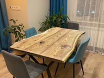 Кухонный стол из дерева карагач