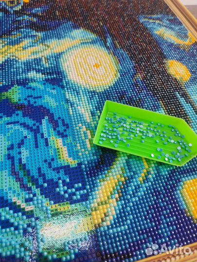 Выкладка алмазной картины