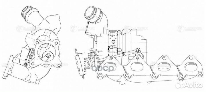 Турбокомпрессор для а/м Skoda Octavia (04) /VW