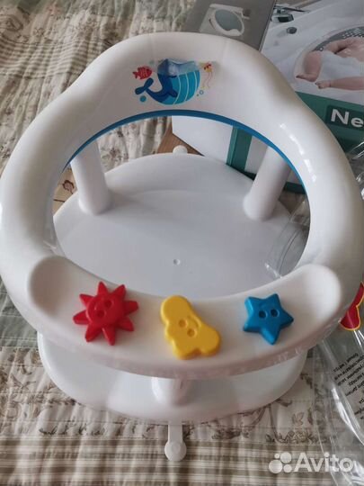 Горка для купания, стульчик, круг