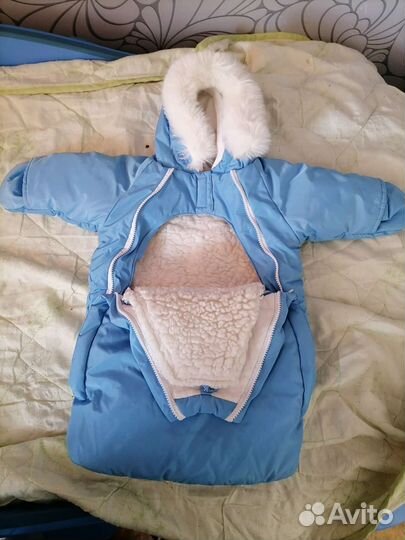 Детский конверт - комбенезон с рождения