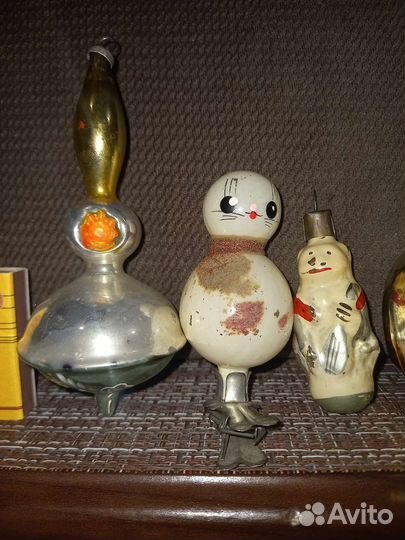 Елочные игрушки СССР на прищепке