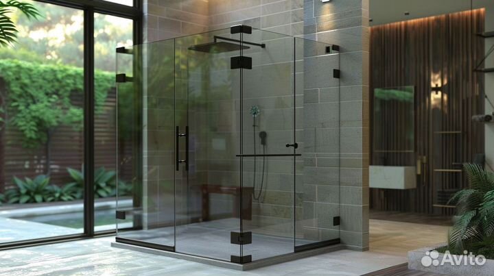 Стеклянное ограждение для ванны