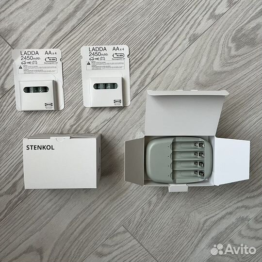 Зарядное устройство и аккумуляторы IKEA