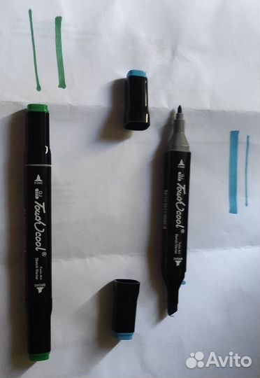 Набор фломастеров 40 шт, Маркеры для скетчинга, Ма