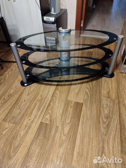 Стеклянная тумба под тв телевизор