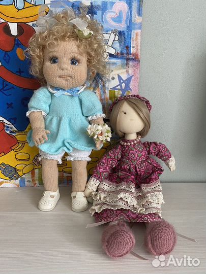 Кукла пупс амигуруми