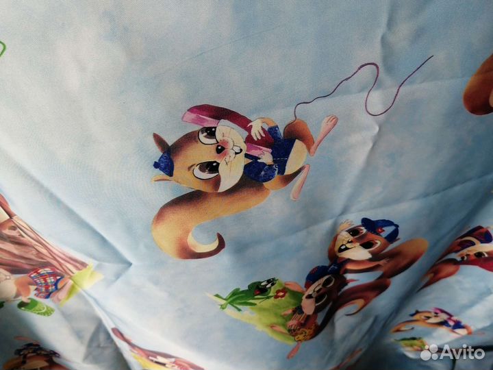 Шторы в детскую, 2 штуки, высота 260х190см