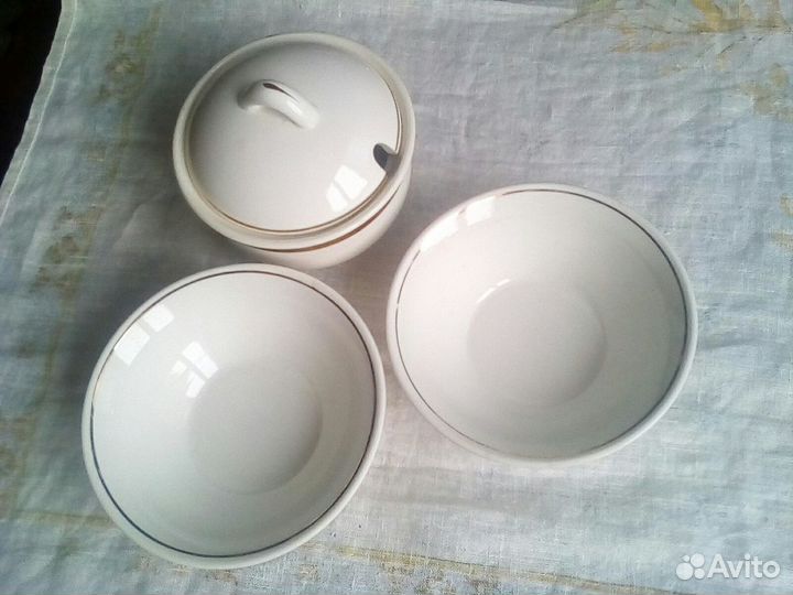 Кружки блюдо чайник эмалированный СССР