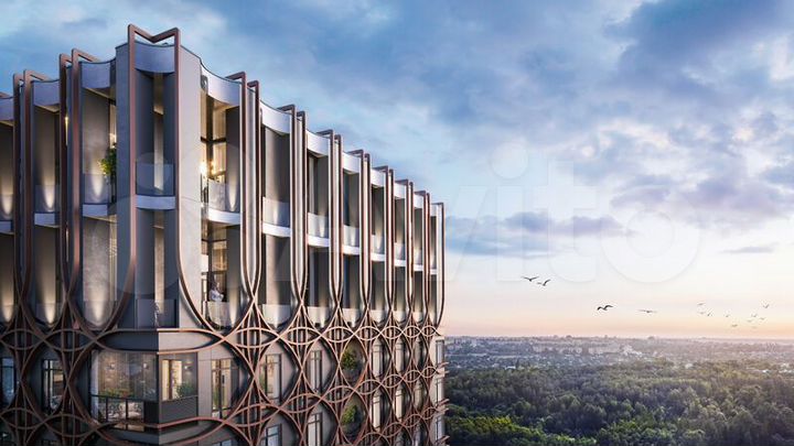 1-к. квартира, 46,5 м², 3/22 эт.