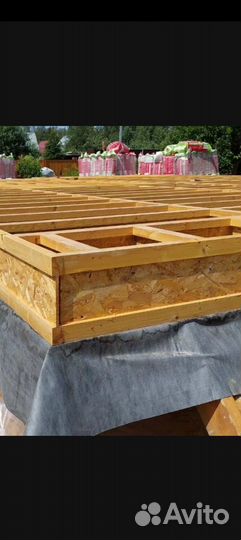 Балки деревянные для перекрытий и каркасов