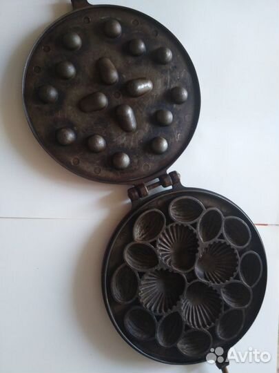 Форма для выпечки печенья и сковорода СССР