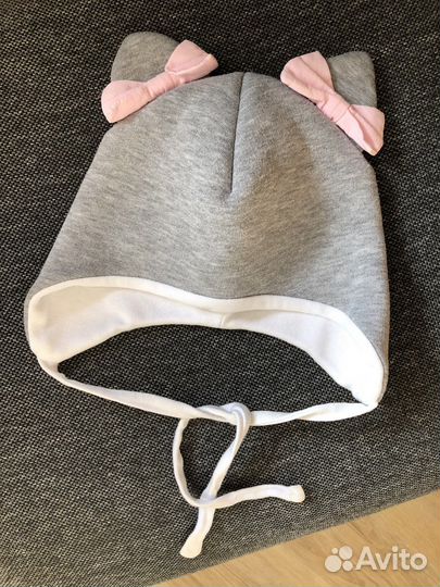 Шапка демисезонная 3-6 мес