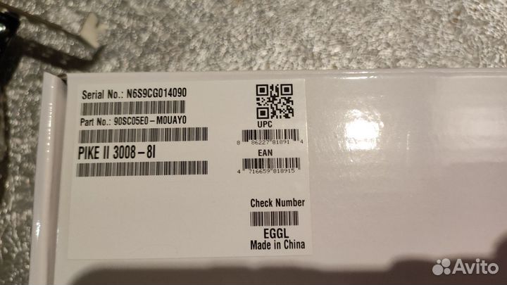 Raid-контроллер Asus pike II 3008-8I SAS-3 12 Гб/с