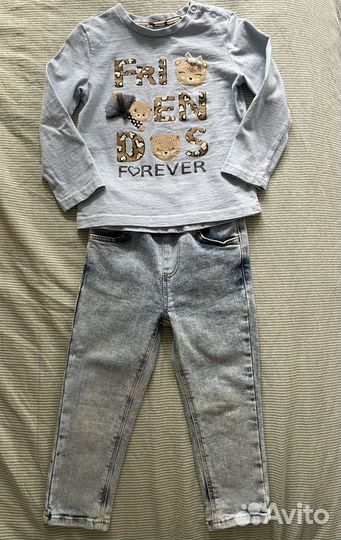 Вещи на девочку пакетом 86, 92