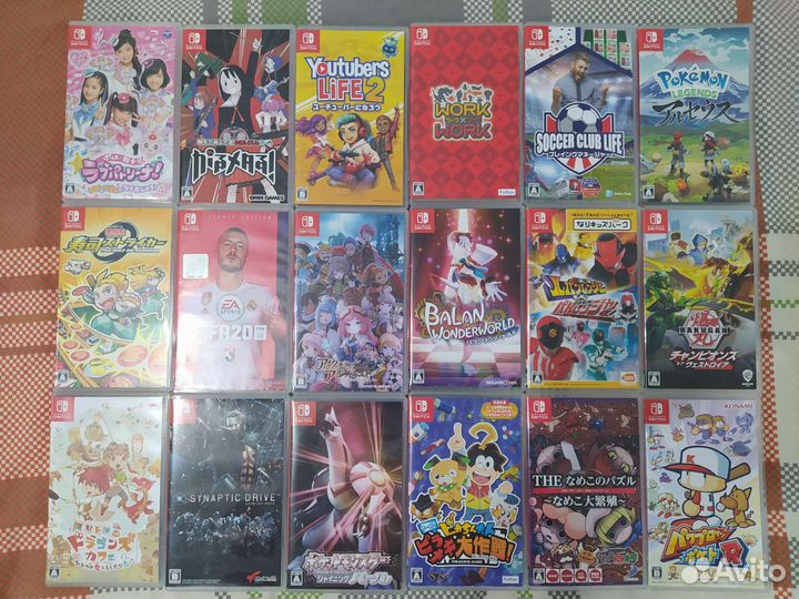30+ коробок Nintendo Switch