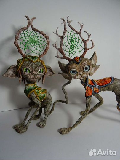 Фантастические персонажи из полимерной глины