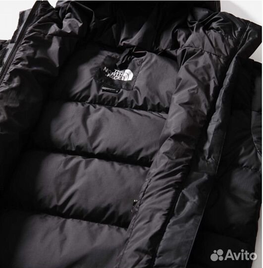 The north face пуховик женский