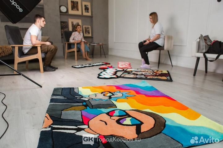 Тафтинговый ковер ручной работы