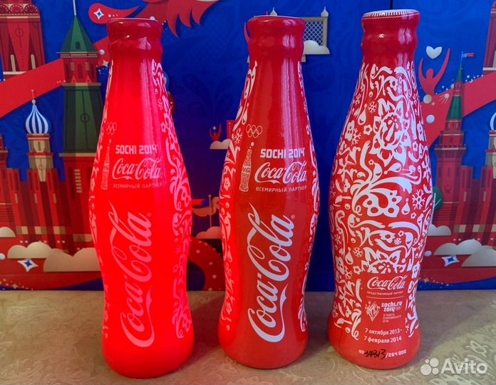 Бутылочка Кока-кола с подсветкой. Олимпиада Сочи