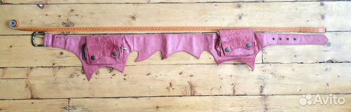 Ремень натуральная кожа в бохо стиле