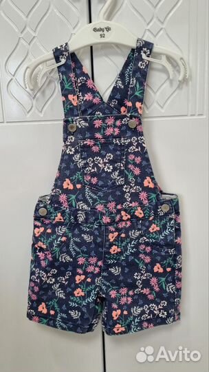 Джинсовый комбинезон 92