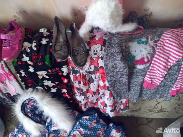 Вещи пакетом на девочку от 5до 8 лет