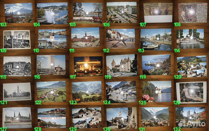 Открытки. Иностранные. Чистые