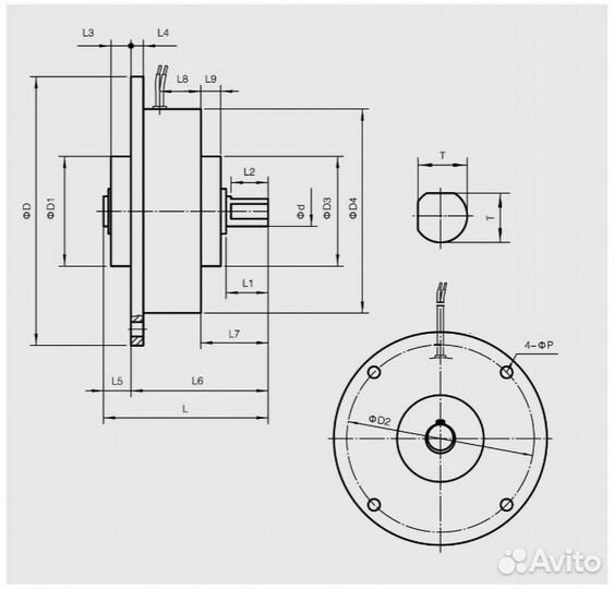 Электромагнитный тормоз FKG-YN (Микро)