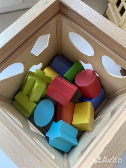 Сортер монтессори деревянный