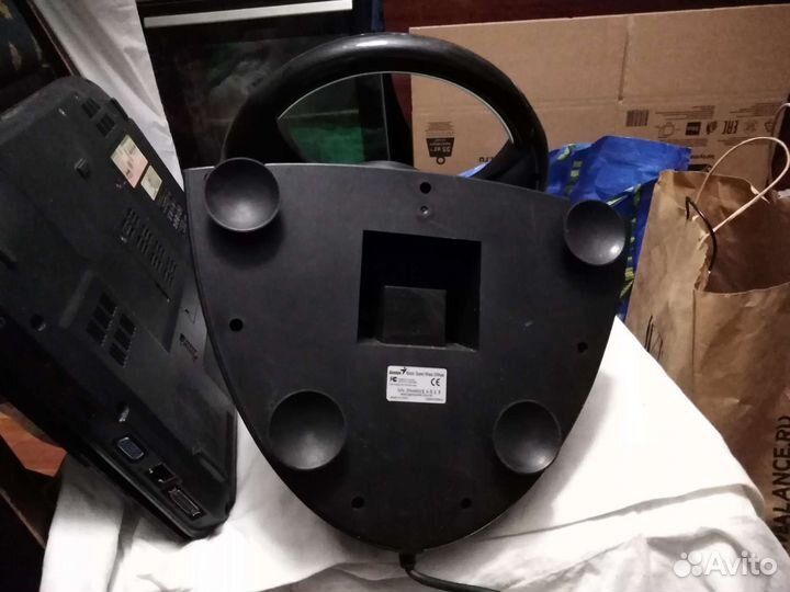 Игровой руль с педалями для пк