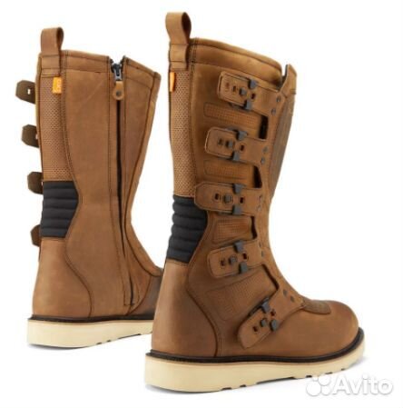 Мотоботы Icon Elsinore 2 коричневые