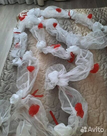 Свадебные украшения на машину