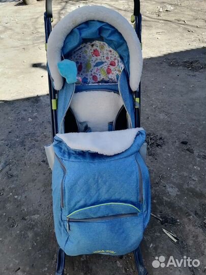 Санки коляска nika