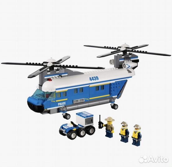 Lego City арт. 4439 грузовой вертолет